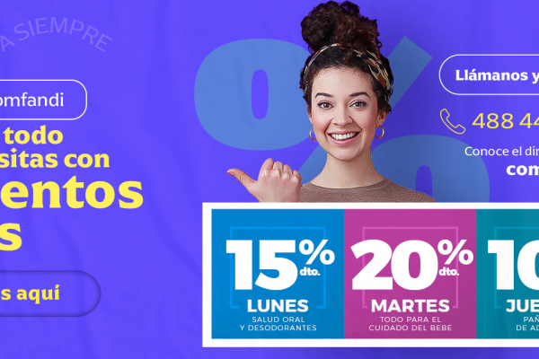 Descuentos diarios por categoría