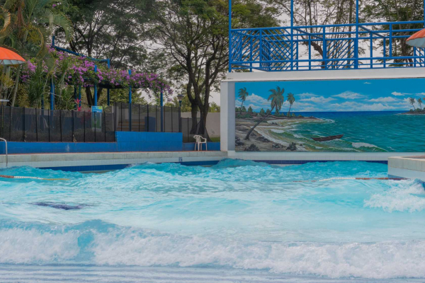 Foto Psicina con olas Tulua