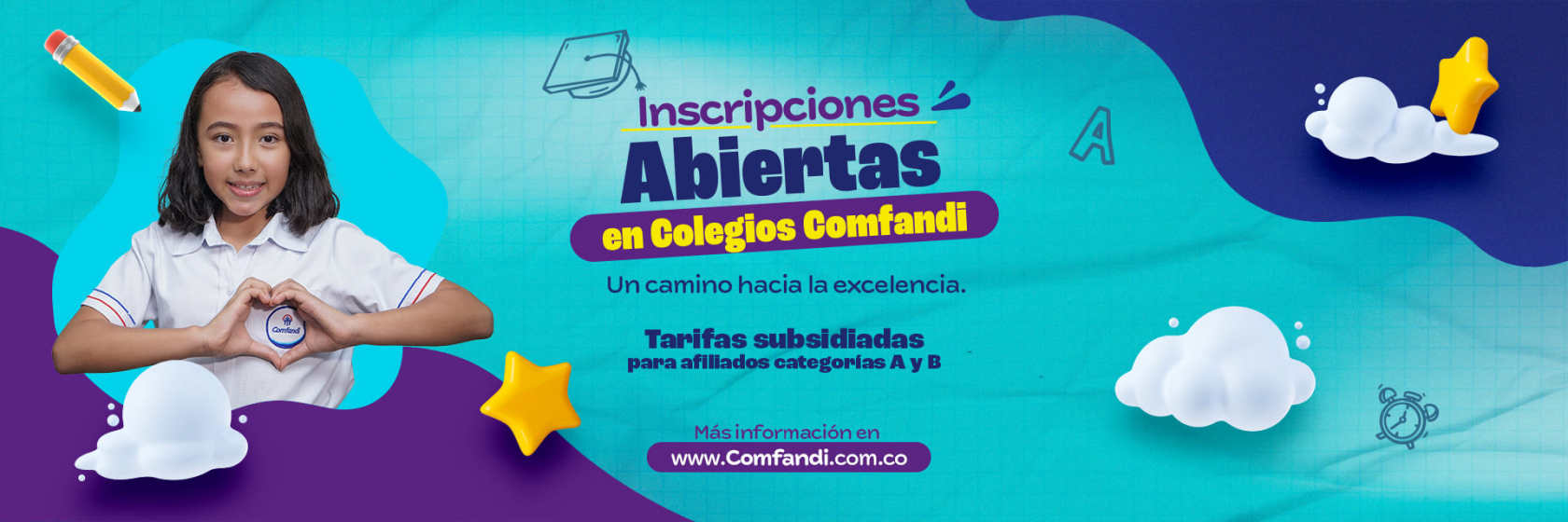Inscripciones Abiertas Colegios Comfandi